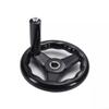 3-Spoke Handwheel 160 mm with Turning Handle for Milling Machines and Lathes view 2