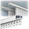 Heavy-Duty Ceiling-Mount Curtain Track, Silent Aluminum, Complete Accessory Set, Single-Track System, 0.5–15 m (5.7 m) view 1