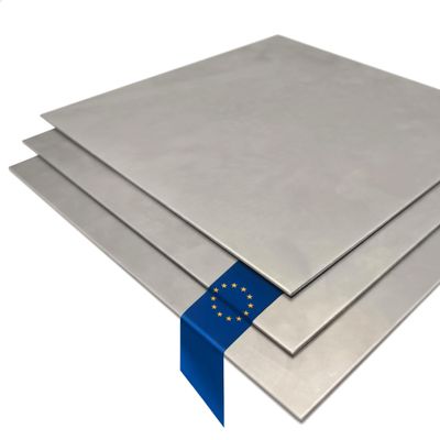 Stahl-Shop24 Stainless Steel Sheet 600 x 1500 x 1 mm, V2A 1.4301