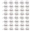 Fafeicy Keychain Hardware, Iron Tail Clamps for Keychains, Easy Installation for DIY Crafts and Belts view 1