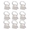 Fafeicy Keychain Hardware, Iron Tail Clamps for Keychains, Easy Installation for DIY Crafts and Belts view 2