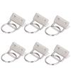 Fafeicy Keychain Hardware, Iron Tail Clamps for Keychains, Easy Installation for DIY Crafts and Belts view 4