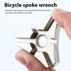 Generic Steel Bicycle Spoke Wrench for Wheel Truing and Tensioning view 4