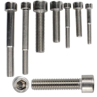 BOOTSTEILE BRAUER Socket Head Cap Screws DIN 912 M3 x 18 mm, 10-Pack, A2