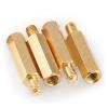 M2 M2.5 M3 M4 M5 Hex Brass Standoffs, Male/Female Threaded, for PCB and Motherboard Mounting view 1