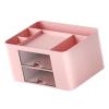 Riuulity Desktop Storage Organizer, Large Capacity, Cute Multifunctional Pen Holder, Pink view 3