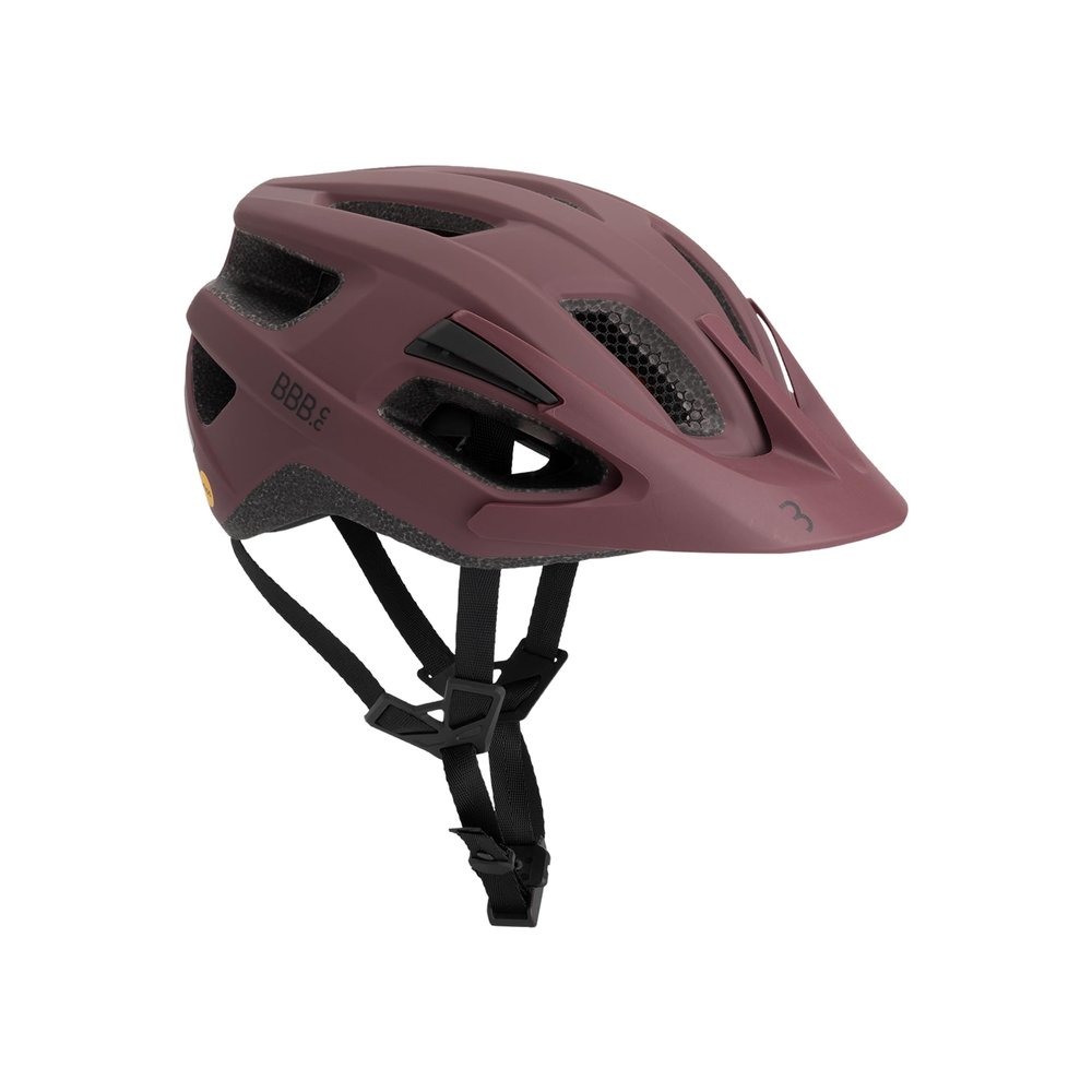 BBB Cycling Dune MIPS 3.0 Fidlock Bicycle Helmet – E-Bike, Road & MTB, Matte Dark Red, L (58–61 cm)