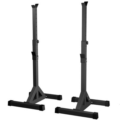 XDLEDMKIZ Squat Rack with Foldable Sit-Up Bench
