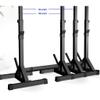 XDLEDMKIZ Squat Rack with Foldable Sit-Up Bench view 4