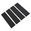 FACAIIO Surfboard Traction Pad EVA Non-Slip Surfboard Shortboard Longboard, 4-Pack, Diamond Groove Design, 30 x 8 cm, Black view 4
