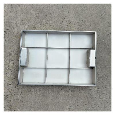 Stainless Steel Inspection Chamber Cover, Heavy-Duty Concealed Manhole Cover for Driveways, Gardens, and Parking Lots