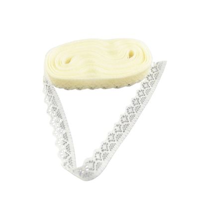 10-Yard Off-White Embroidered Lace Trim