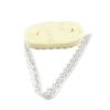 10-Yard Off-White Embroidered Lace Trim view 1