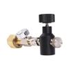 FACAIIO Gas Cylinder Refill Adapter for Carbonated Water Dispensers, W21.8-14 Thread, Quick Disconnect, Copper/Stainless Steel, Black/Silver/Gold view 4