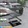 Stainless Steel Drainage Corner, 60 x 30 cm, Square Drain Cover view 2