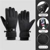 JHSDHYD Winter Ski Gloves, Windproof Touchscreen Snowmobile Motorcycle Riding Anti-Slip Outdoor Sports (L) view 2