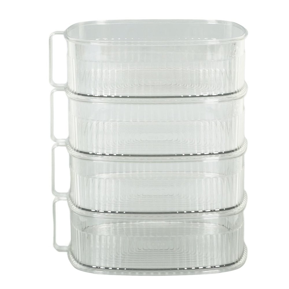 Transparent Multi-Tier Serving Dish Dust Cover, 4-Tier