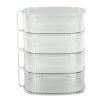 Transparent Multi-Tier Serving Dish Dust Cover, 4-Tier view 1