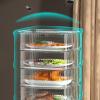 Transparent Multi-Tier Serving Dish Dust Cover, 4-Tier view 2