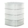 Transparent Multi-Tier Serving Dish Dust Cover, 4-Tier view 4
