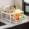 2-Tier Vertical Kitchen Storage Rack view 2