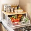 2-Tier Vertical Kitchen Storage Rack view 3