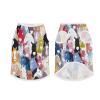 Colorful Dog Outfit with Cartoon Horse Print, Machine-Washable Shirt for Medium and Large Dogs view 2