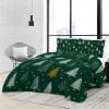 All-Season Duvet 200 x 200 cm, Green Christmas Tree Print, Microfiber view 3