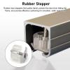 Ceiling-Mount Sliding Door Hardware Set, Barn-Door Style, Silver, 60 cm (2 ft) view 4