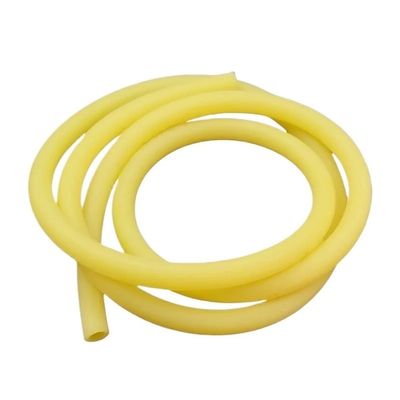 5 m Flexible Yellow Hollow Rubber Laboratory Hose for Sanitary and Electrical Installations (5 m × 10 mm × 14 mm)