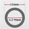 XXHNBF Brass Round Tube, 1-Piece 42CrMo Alloy Steel Tube with Inner and Outer Chamfers, Seamless 12 mm Outer Diameter for Structural Supports (100 mm × 12 mm × 6.8 mm) view 2