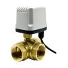 1/2" 3/4" 1" 1-1/4" 1-1/2" 3-Way IP65 Waterproof Motorized Brass Ball Valve, 3-Wire 2-Control, T/L Type (1-1/4", L Type, AC) view 2