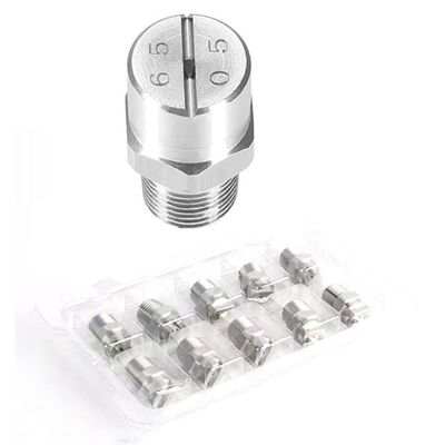 High-Pressure Washer Nozzles, Stainless Steel 65° Spray Tips