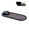 Multi-Functional Anti-Slip Dashboard Mat with 360° Phone Holder, Brown view 1