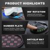 Multi-Functional Anti-Slip Dashboard Mat with 360° Phone Holder, Brown view 4