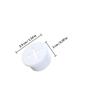 BESTYASH 8-Piece 25 mm White Rubber Cable Grommets with Removable Covers view 2