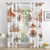 Western Cowboy Desert Cactus Blackout Curtains, 2 Panels, 183 x 132 cm Each view 2