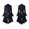 Steampunk Women's Tailcoat Cape, Gothic Victorian Costume for Carnival, Cosplay and Parties view 2