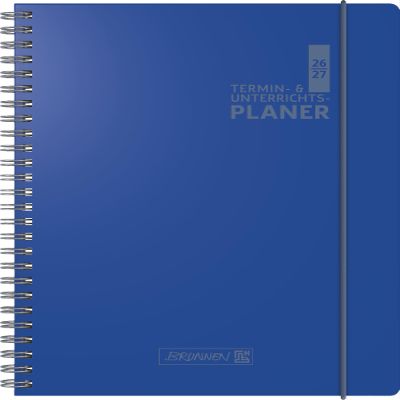 2026/2027 Appointment & Lesson Planner, A4, Blue: 2 Pages per Week, August 2026–July 2027