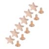 Asixxsix Leather Rivet Set, 50 Star-Shaped 12 mm Rivets with 7 mm Screws view 1