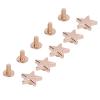 Asixxsix Leather Rivet Set, 50 Star-Shaped 12 mm Rivets with 7 mm Screws view 3