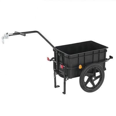 2-in-1 Bicycle Cargo Trailer Cart with 50 kg Storage Box
