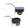 2-in-1 Bicycle Cargo Trailer Cart with 50 kg Storage Box view 4