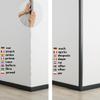 4-Piece Set of Self-Adhesive PVC Angle Profiles, 25 x 25 mm, 90 cm, White view 4