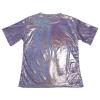 Women's Metallic Silver Alien Costume Top view 4