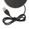 Riuulity Candle Warmer, Smart Heating Coaster with Auto Shutoff, Compact Portable, Gold view 4