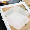 MUSISALY 30 White Embossed Sydney Paper Sheets for Flower Pressing, DIY Dried Flower Crafts and Scrapbooking, 14 x 14 cm view 4