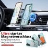 Dizn Magnetic Case for Samsung Galaxy S26+ (Not for S26), with 2 Tempered Glass Screen Protectors, MagSafe Compatible, Matte Translucent, Mint Green view 4