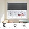Thermal Pleated Blind 50 x 135 cm, Gray, No-Drill Clamp Mount view 3