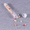 Mikikit 18-Piece PET Transparent Cylindrical Storage Tubes, Tightly Sealing Candy Sample Containers view 3